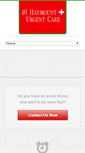 Mobile Screenshot of haymounturgentcare.com